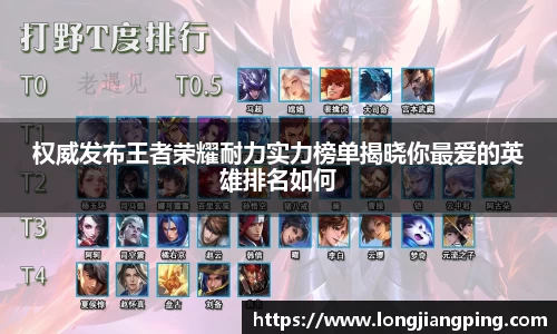 权威发布王者荣耀耐力实力榜单揭晓你最爱的英雄排名如何